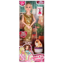 Кукла 29см София, руки сгиб., кор. КАРАПУЗ в кор. 2*48шт