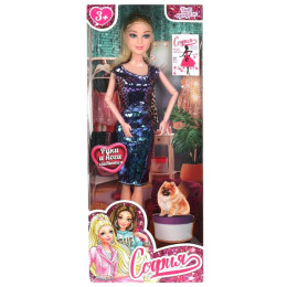 Кукла 29см София, руки сгиб., кор. КАРАПУЗ в  кор. 2*48шт