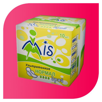 Прокладки женские "Mis" комфорт нормал софт (3капли 220мм) 10шт/уп35 0810 Прокладки женские "Mis" комфорт нормал софт (3капли 220мм) 10шт/уп35 0810