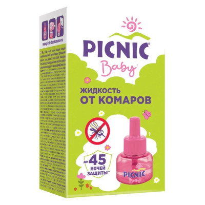 Picnic Baby Жидкость от комаров 45 ночей/уп16