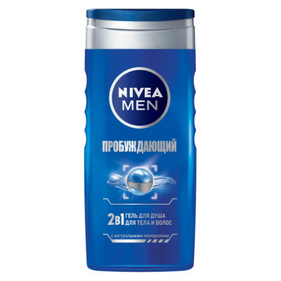 NIVEA BATH CARE Гель для душа "Пробуждающий" 2в1 250мл(new)/уп12