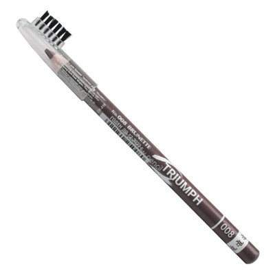 TF cosmetics Карандаш д/бровей с щеточкой Eyebrow pencil TRIUMF тон008 брюнет CW219/уп10 TF cosmetics Карандаш д/бровей с щеточкой Eyebrow pencil TRIUMF тон008 брюнет CW219/уп10