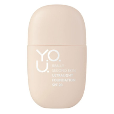 RELOUIS Y.O.U. Крем тональный Really Second skin ультралегкий №20 Natural Beige/уп4