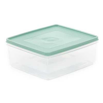 ПОЛЕСЬЕ Ёмкость №13 с крышкой, 2 литра (корпус прозрачный, крышка бледно-оливковая) 08524