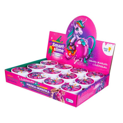 GENIO KIDS-ART Игрушка "Мялка-жмялка", искристая уп/72 SLI04 GENIO KIDS-ART Игрушка "Мялка-жмялка", искристая уп/72 SLI04