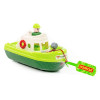 ПОЛЕСЬЕ Катер "Спасатель" (зелёный) (в сеточке) 93844