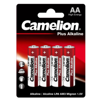 Батарейки Camelion Plus Alkaline LR6 АА 4шт/уп12
