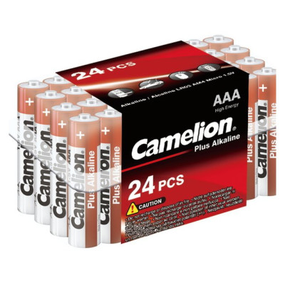 Батарейки Camelion Plus Alkaline LR03 ААА 24шт