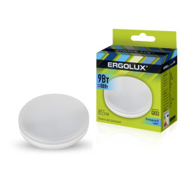 Ergolux LED-GX53-9W-GX53-4K (Эл.лампа светодиодная 9Вт GX53 4500К 180-240В)
