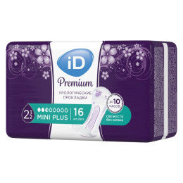 Урологич. прокладки ID  Light Premium Mini Plus 16шт/уп18