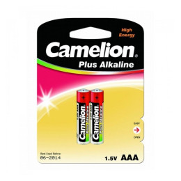 Батарейки Camelion Plus Alkaline LR03 AAA 2шт/уп12