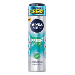 NIVEA DEO Антиперспирант "Fresh Kick"д/мужчин спрей 150мл(new)/уп6