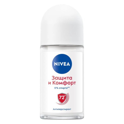 NIVEA DEO  Антиперспирант "Защита и Комфорт" д/женщин ролик 50мл/уп30 ХД