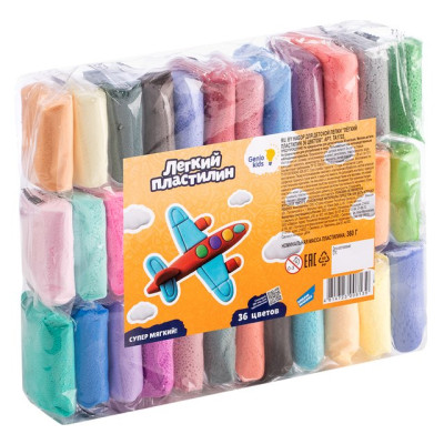 GENIO KIDS-ART Набор для детской лепки "Лёгкий пластилин 36 цветов"/уп12 TA1722