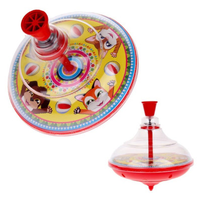 CHIPOLLINO Юла прозрачная (Веселые зверята)/уп48 0206 CHIPOLLINO Юла прозрачная (Веселые зверята)/уп48 0206