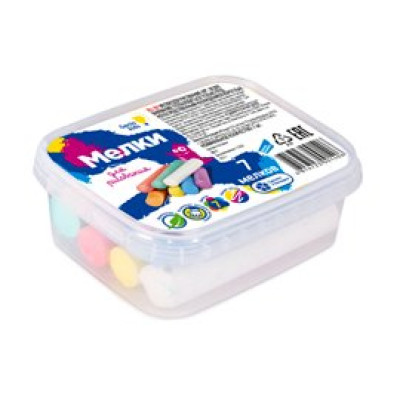 GENIO KIDS-ART Мелки для рисования/уп40 MLB07 GENIO KIDS-ART Мелки для рисования/уп40 MLB07