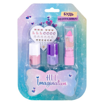 HIT IMAGINATION Набор детской косметики «Будь неотразима!»/уп192 2108V