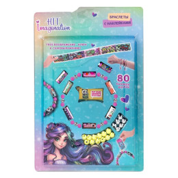 HIT IMAGINATION Игровой набор для девочек «Браслеты с наклейками»/уп360 857-16 HIT IMAGINATION Игровой набор для девочек «Браслеты с наклейками»/уп360 857-16