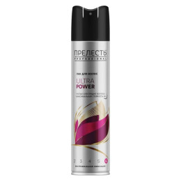 Прелесть Professional Лак для волос  "Ultra Power" ЭСФ 225см3/уп12