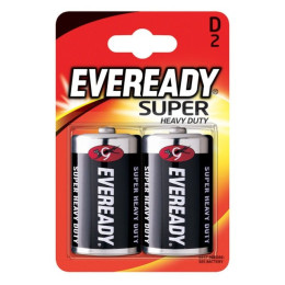 Батарейки Eveready Super D R20 2шт/уп24