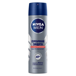 NIVEA DEO Антиперспирант "Серебряная Защита"д/мужчин спрей 150мл(new)/уп6