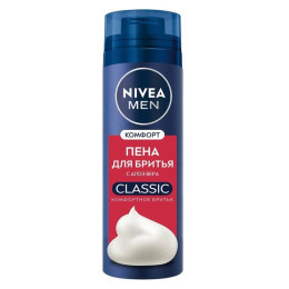NIVEA FOR MEN Пена для бритья "Комфорт Classic" 200мл/уп12 ХД NIVEA FOR MEN Пена для бритья "Комфорт Classic" 200мл/уп12 ХД