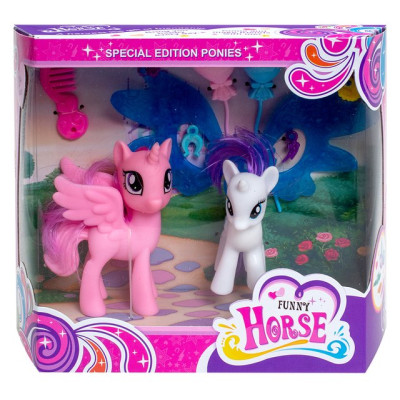 MAYA TOYS Набор игровой "Пони Подружки" (с аксессуарами)/уп96 BYL046-8