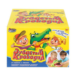 Игра настольная "зубастый крокодил" ТМ "ИГРАЕМ ВМЕСТЕ" в кор.2*60шт