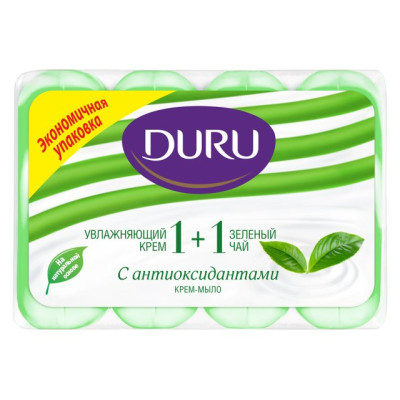 DURU SOFT SENS мыло Зелёный чай 4*90г(э/пак)/уп24