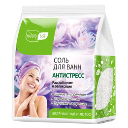 Соль для ванн Антистресс NATURALIST 500г/уп14