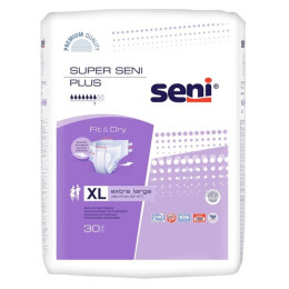 СЕНИ SUPER PLUS Подгузники впитывающие для взрослых XL 30шт/уп3