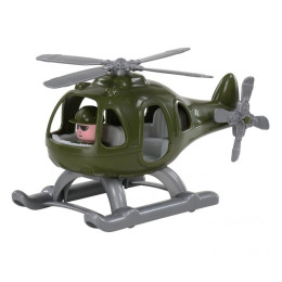 ПОЛЕСЬЕ Вертолёт военный "Гром" (в сеточке)/уп24 72320