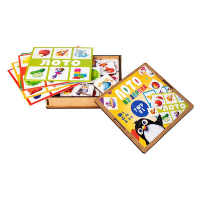MASTER WOOD Развивающая игрушка "Лото"/уп18 DL1