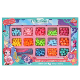 Набор д/создания украшений из бусин ЭНЧАНТИМАЛС 21*13*2 см МУЛЬТИ АРТ в кор.2*144шт