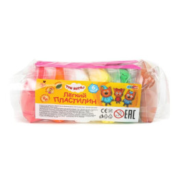 Легкий пластилин Три Кота 6 цв. 10 гр. MultiArt в кор.144наб