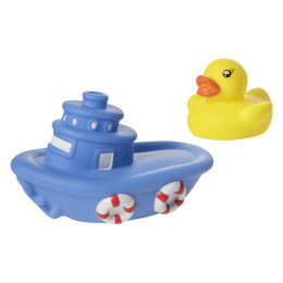 25035 Набор игрушек для ванны "Лодка с утенком", 2 шт