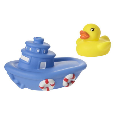 25035 Набор игрушек для ванны "Лодка с утенком", 2 шт