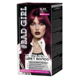 6.55 Крем-краска  Cherry Cola (Вишневая кола) 50/50/15 мл Bad Girl/уп6