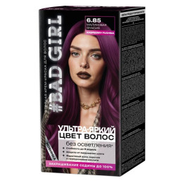 6.85 Крем-краска  Raspberry Fuchsia (Малиновая фуксия) 50/50/15 мл Bad Girl/уп6