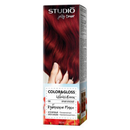 Тонер для волос Color&Gloss Jelly Toner Кубанские маки Студио 3Д 150мл/уп6