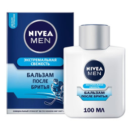 NIVEA FOR MEN Бальзам после бритья "Экстремальная свежесть" с ментолом 100мл/уп24