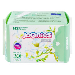 JOONIES LUXE Прокладки женские одноразовые ежедневные, 30*2шт (160мм)/уп12
