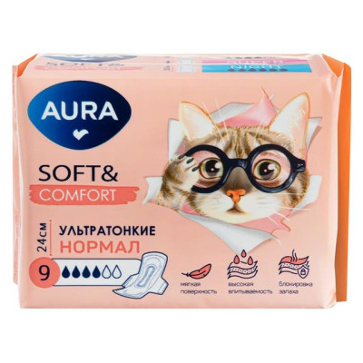 Прокл. гигиенические Soft&Comfort Normal 9шт/уп24