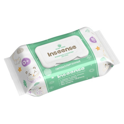 Салфетки влажные для детей InseenseLab Present&Future с экстрактом Алоэ 80 шт/уп12