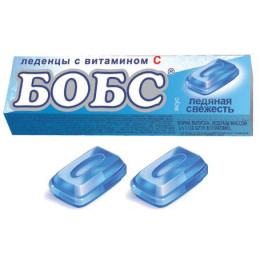Леденцы БОБС БАД Ледяная свежесть, витамин С 35гр/уп12