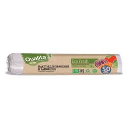QUALITA Пакеты для заморозки Eco Fresh 50шт(12мкм)/уп30
