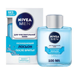 NIVEA FOR MEN Лосьон после бритья "Охлаждающий" д/чувств. кожи 100мл/уп24