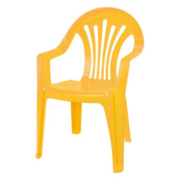 Кресло детское (желтый) (уп.5) М2526