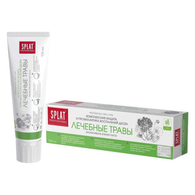 SPLAT Prof MEDICAL HERBS / ЛЕЧЕБНЫЕ ТРАВЫ зубная паста, 100гр(new)/уп25