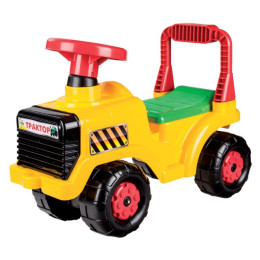 Машинка детская "Трактор" (желтый) (уп.1) М4943